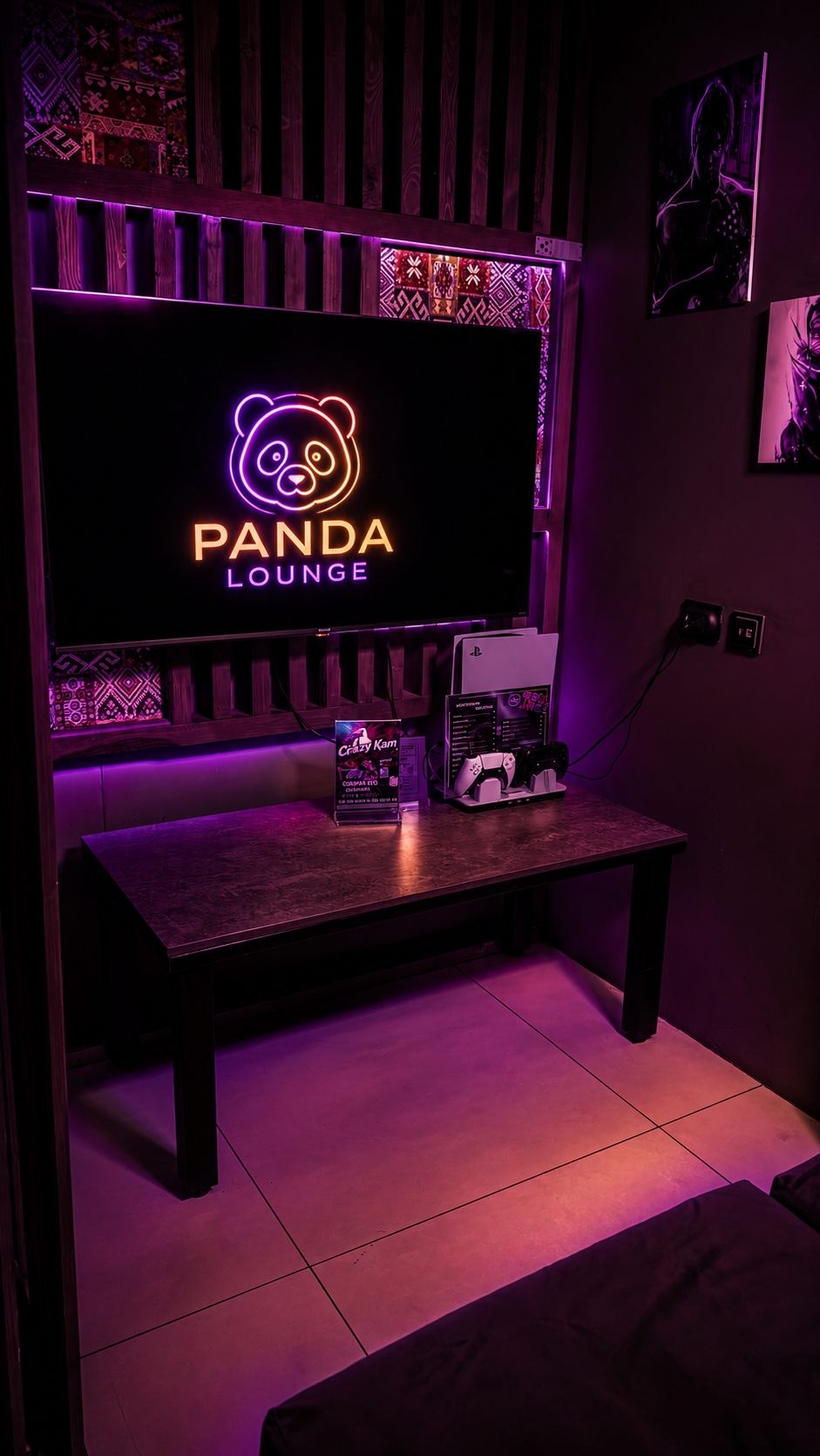 Приватные комнаты с PlayStation 5 — Panda Lounge